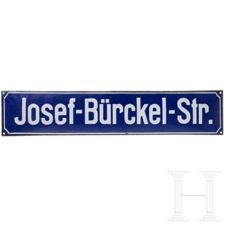 Straßenschild "Josef-Bürckel-Str." - photo 1