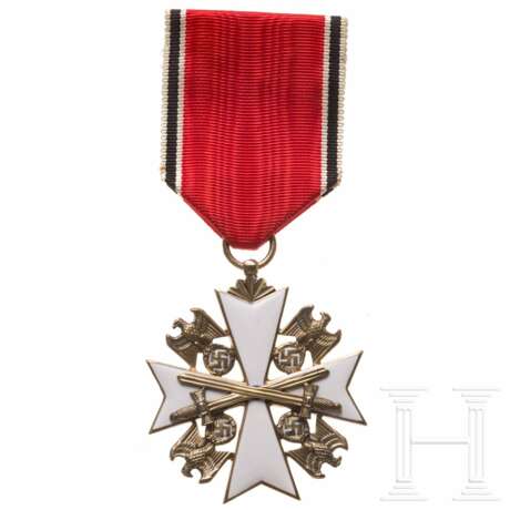 Deutscher Adler-Orden - Verdienstkreuz 5. Klasse mit Schwertern, Ausführung ab 1939, im Etui - photo 2