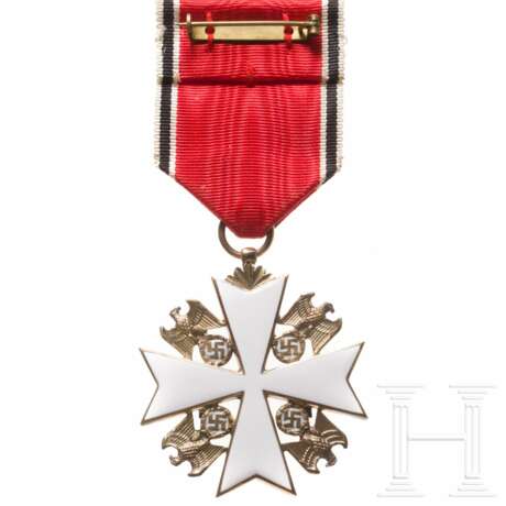 Deutscher Adler-Orden - Verdienstkreuz 5. Klasse mit Schwertern, Ausführung ab 1939, im Etui - Foto 3