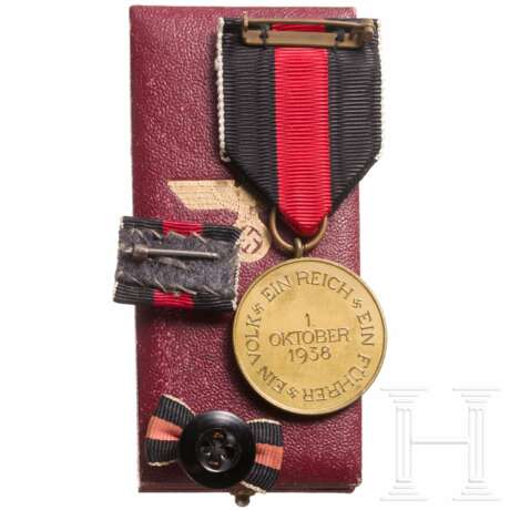 Medaille 1.10.38 im Etui - photo 2