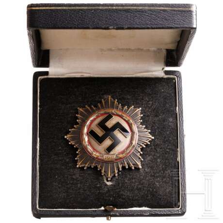 Deutsches Kreuz in Silber in schwerer Ausführung von Deschler München im Verleihungsetui - Foto 1