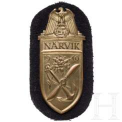 Narvikschild in Gold für Marineangehörige