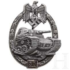 Panzerkampfabzeichen in Silber der III. Stufe für 50 Einsatztage
