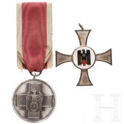 Deutsches Rotes Kreuz - Schwesternkreuz in Silber für 10 Dienstjahre