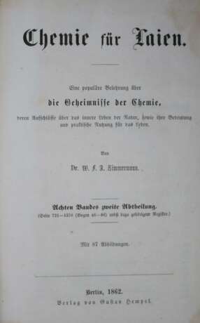 Zimmermann,W.F.A. (d.i. C.G.W.Vollmer). - фото 1