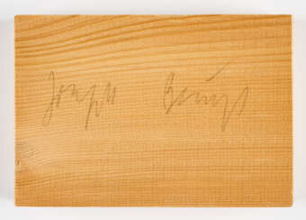 Joseph Beuys. Holzpostkarte