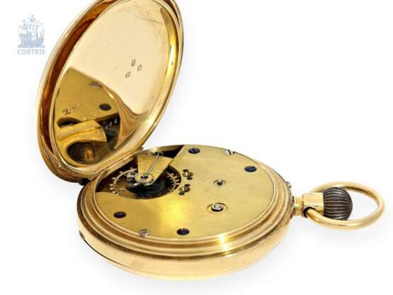 Taschenuhr: besonders schwere, englische Beobachtungsuhr mit anhaltbarer Zentralsekunde, königlicher Chronometermacher J. Hargreaves Liverpool, No.46606, 1872 - photo 5
