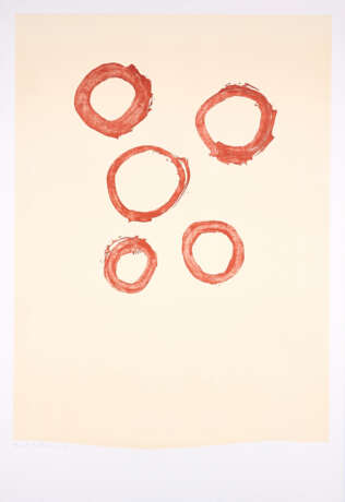 Robert Motherwell. Five Circles - Foto 1