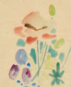 Watercolor. Siegward Sprotte. Blüten