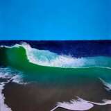 Aesthetic Sea Waves FEYTEL Á MONTELIMART Augustyn Engty acrylic paint Acrylmalerei fineart photorealsm Indien sea waves 2023 - Foto 1