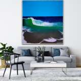 Aesthetic Sea Waves FEYTEL Á MONTELIMART Augustyn Engty acrylic paint Acrylic painting fineart photorealsm India sea waves 2023 - photo 5