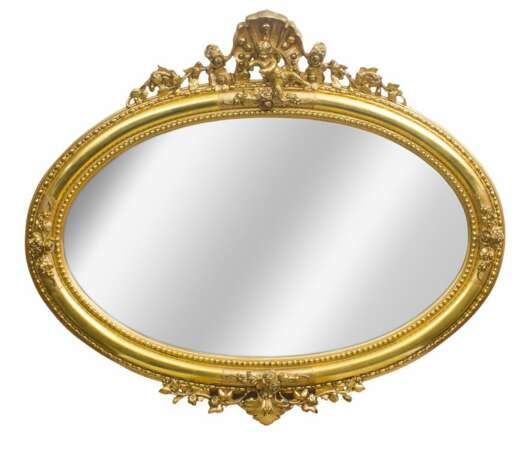 Gold-plated mirror Gilding At the turn of the 18th -19th century - photo 1