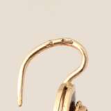 Boucles d&amp;39;oreilles en or avec &eacute;mail Gold Early 19th century - Foto 5