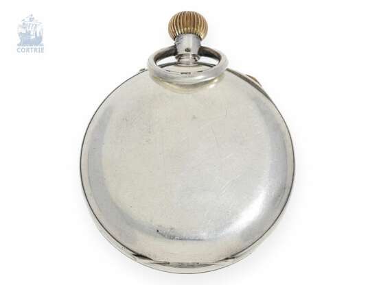 Taschenuhr: sehr seltene Beobachtungsuhr mit Schleppzeigerchronograph und 60-Minuten-Register, signiert Smith & Son London 141-166, um 1890 - фото 3