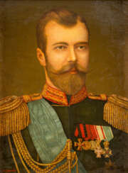 RUSSISCHER MALER Tätig Anfang 20. Jahrhundert Portrait des Zaren Nikolaus II.