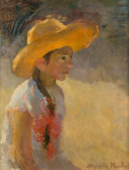 KNJAZEWA (?) Russische Malerin, tätig 1. Hälfte 20. Jahrhundert Mädchenportrait