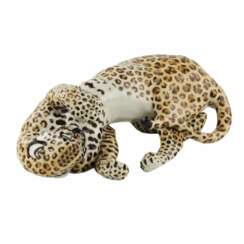 Nymphenburg Leopard Amidou by Hans Behrens, 1960s Germany