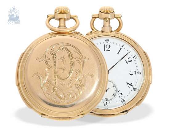 Taschenuhr: hochfeine französische Repetier-Uhr mit Werk in Spitzenqualität, signiert Louis Rey Marseille, ca. 1890 - фото 5