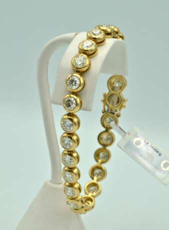 Bracelet en or avec diamants Gold 21th century - Foto 1