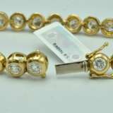 Bracelet en or avec diamants Gold 21th century - Foto 4