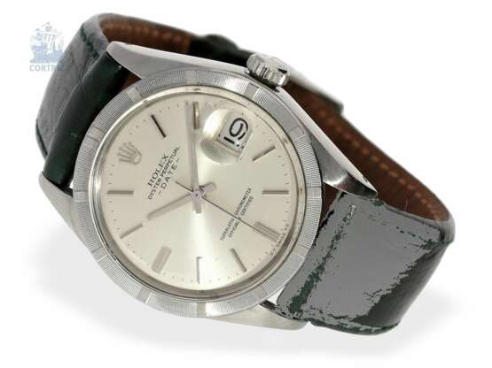 Armbanduhr: seltenes vintage Rolex Chronometer, Rolex Oyster Perpetual Date 1970 in Edelstahl - фото 1