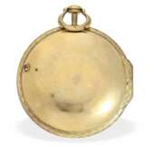 Taschenuhr: kleine englische Karossenuhr mit 3-fach-Gehäuse, vermutlich um 1800 - фото 4