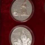 Vier Silbermünzen China - фото 3