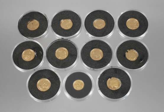 Elf Goldmünzen - photo 1