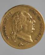 Numismatics. 40 Francs Gold Frankreich