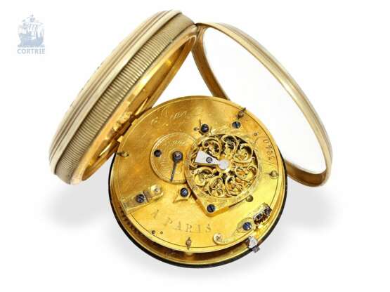 Taschenuhr: außergewöhnliche und einzigartige Spindeluhr, Präsentuhr anlässlich des Sieges Napoleons über die Preußen 1806 - photo 10