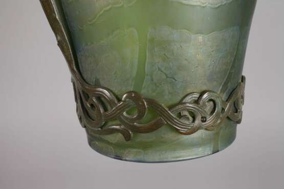 Böhmen große Vase mit Bronzemontur - Foto 4