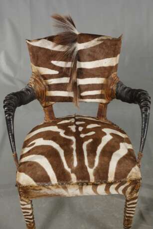 Michel Haillard zwei Zebra-Sessel - photo 2