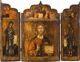 GROSSES TRIPTYCHON MIT DEESIS
