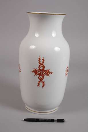 Meissen große Balustervase "Roter Mingdrache" - Foto 2