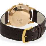 Armbanduhr: seltener, besonders großer Rotgold-Chronograph, Leonidas, um 1950 - Foto 4