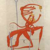 Salvador Dali, "Figure rouge avec portrait de..." - Foto 1