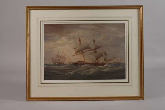 William Joy, attr., Segelschiffe auf hoher See - photo 2