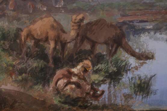 Paul B. Pascal der Ältere, Kamele am Flussufer - photo 4