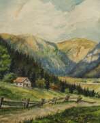 Aquarelles. Hans Herold, Marterl im Frankenwald