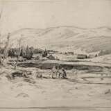 Rudolf Schuster, attr., Erzgebirgische Landschaft - Foto 1