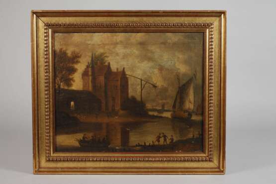 Holländische Hafenszene um 1800 - Foto 3
