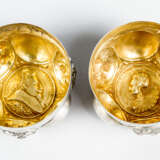 A pair of Swedish or German silver double Beaker - photo 3