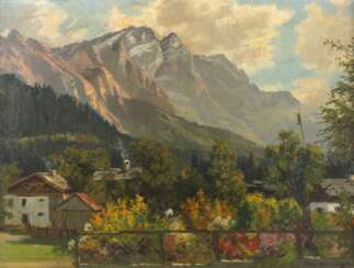 Carl Müller-Baumgarten, Blick auf die Zugspitze 