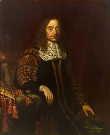 Sir Peter Lely (1618-1680) -follower portrait of Arthut Annesly first earl of anglesey - фото 2