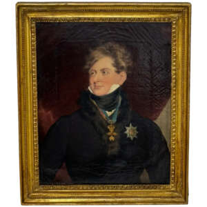 19th Century Oil Painting King George IV