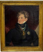 Übersicht. 19th Century Oil Painting King George IV