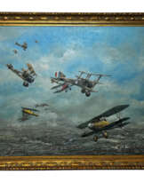 Large Oil Painting Air Battle Arras Large Oil Painting Air Battle Arras