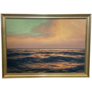 Seascape Oil Painting By Carl Kenzler