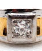 Обзор. Brillant-Ring, 750er GG/ WG, Brillanten 0,4 ct./vsi, 6,8 g, RG 63