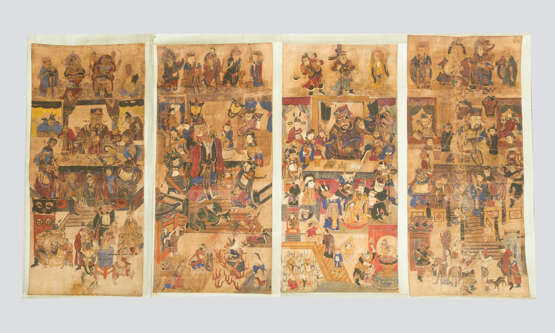 Four Chinese Ming paintings - фото 1